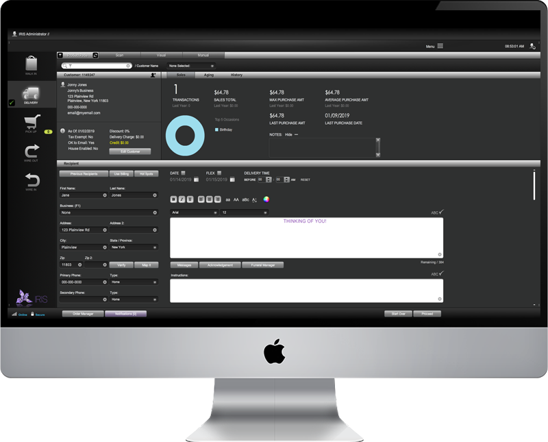 Florist Software Delivery